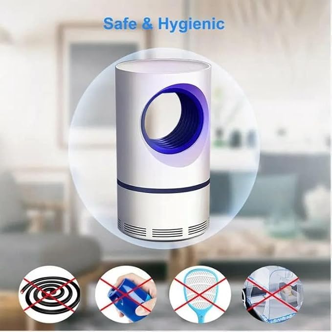 Eco-Friendly Mosquito Killer Lamp – Portable USB Powered Insect Trap for Home & Office