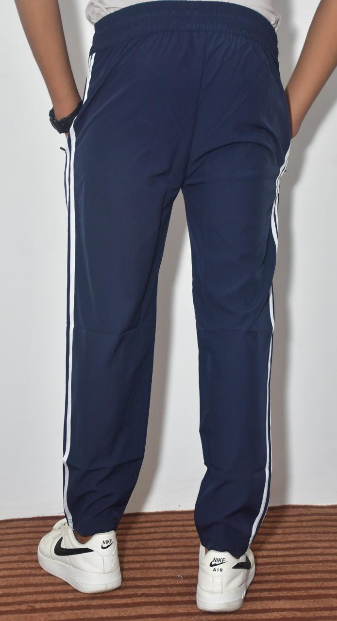 Men's Navy Blue Track Pants – Comfortable Sports & Casual Wear Joggers