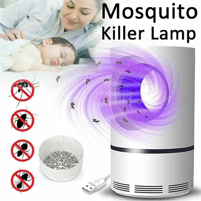 Eco-Friendly Mosquito Killer Lamp – Portable USB Powered Insect Trap for Home & Office