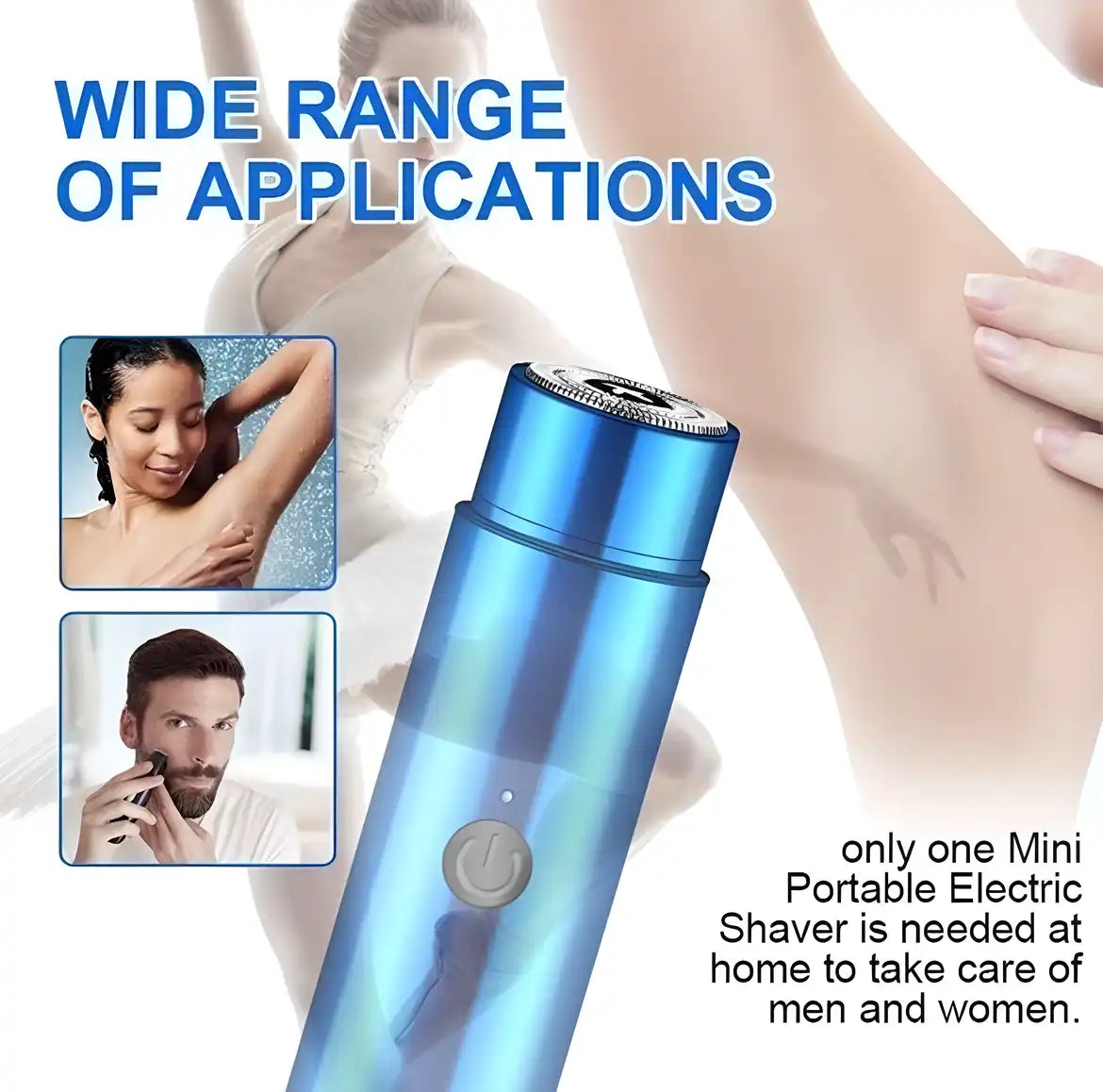 Mini Portable Electric Shaver for Men | USB Rechargeable Pocket Razor & Beard Trimmer