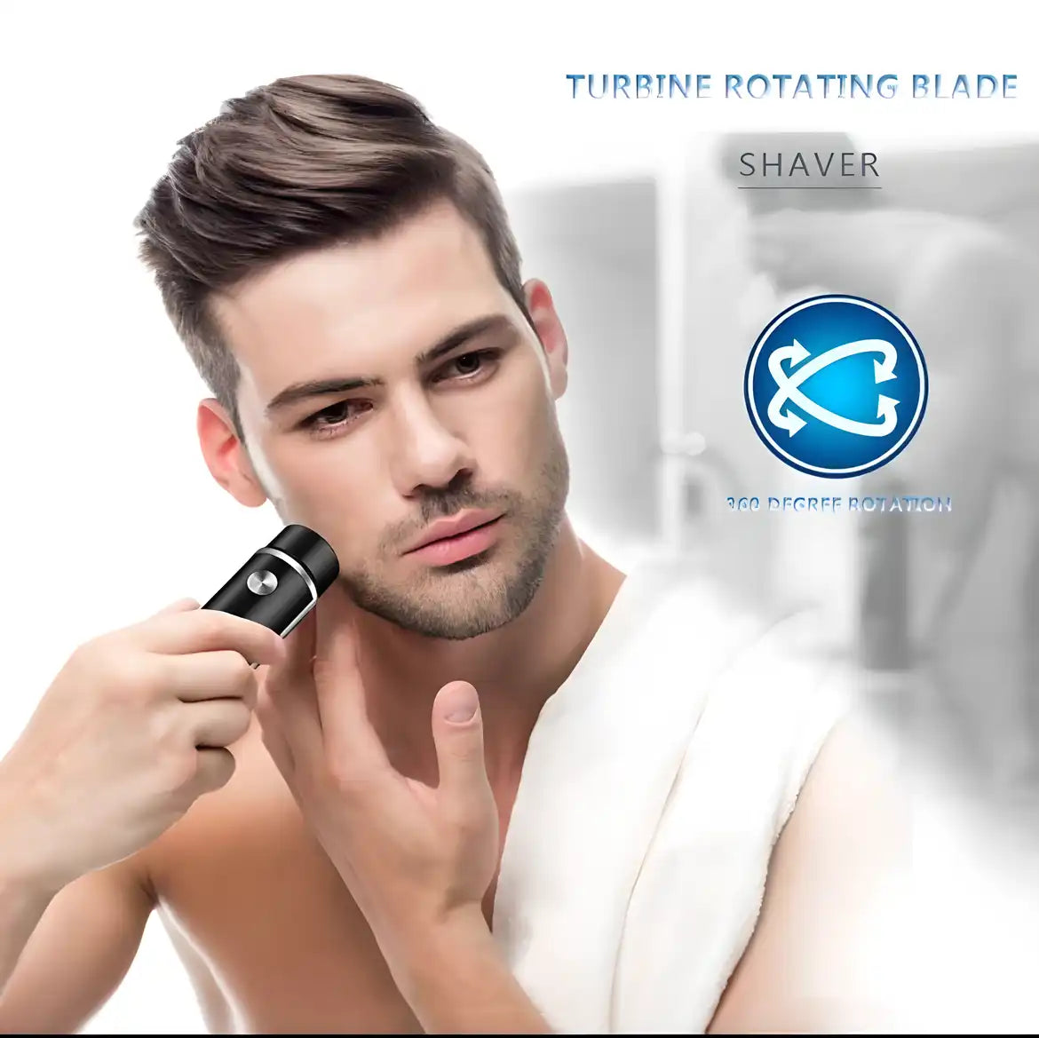 Mini Portable Electric Shaver for Men | USB Rechargeable Pocket Razor & Beard Trimmer