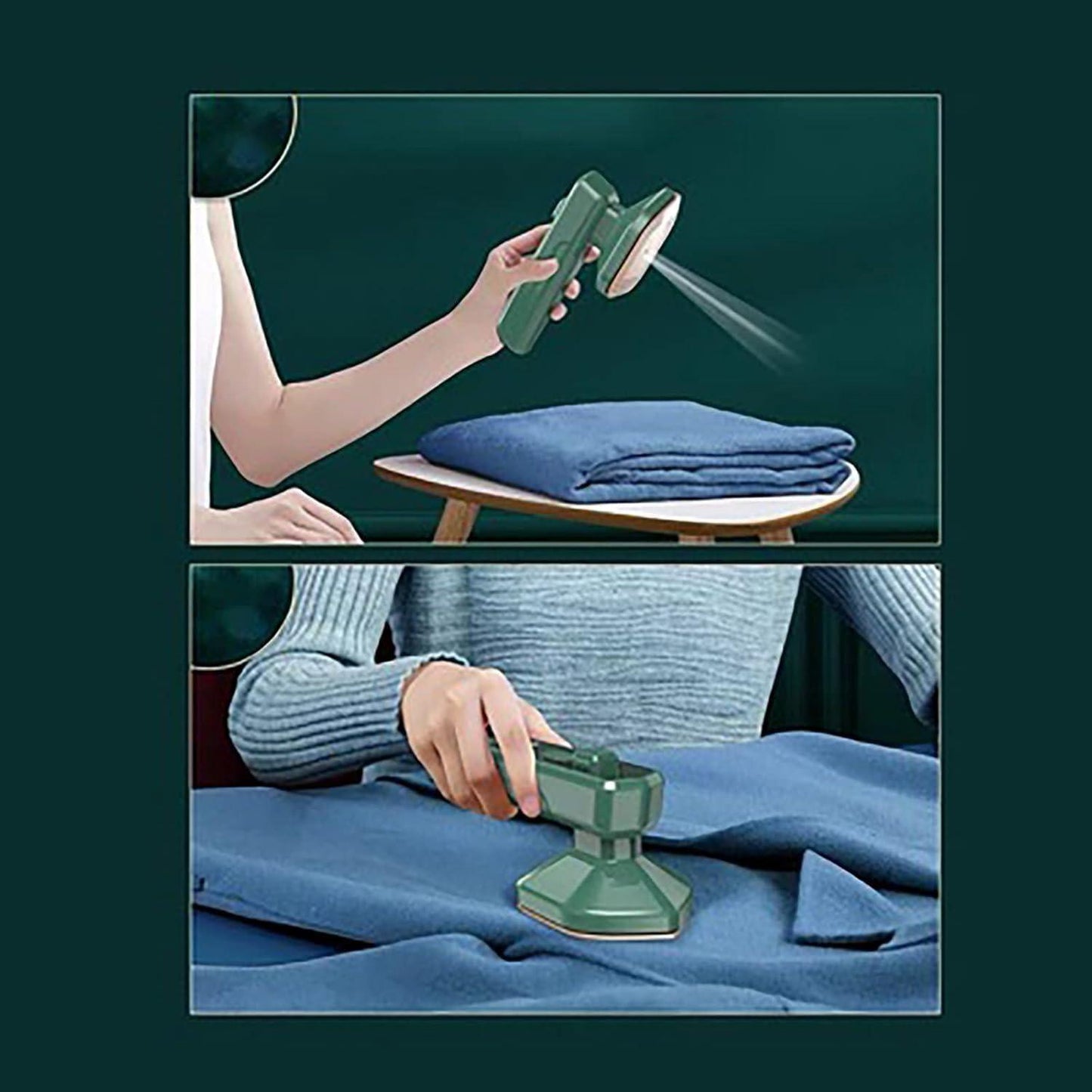 Portable Travel Steamer Iron for Clothes | Handheld Mini Iron
