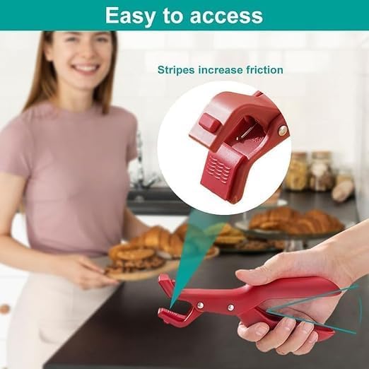 Multi-Purpose Anti-Scalding Bowl Holder Silicone Non-Slip Heat Insulation Clip for Kitchen Hot Bowl Dish and Plate Gripper for Pots Steamers Microwaves Anti-Heat Clip
