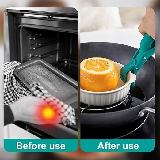 Multi-Purpose Anti-Scalding Bowl Holder Silicone Non-Slip Heat Insulation Clip for Kitchen Hot Bowl Dish and Plate Gripper for Pots Steamers Microwaves Anti-Heat Clip
