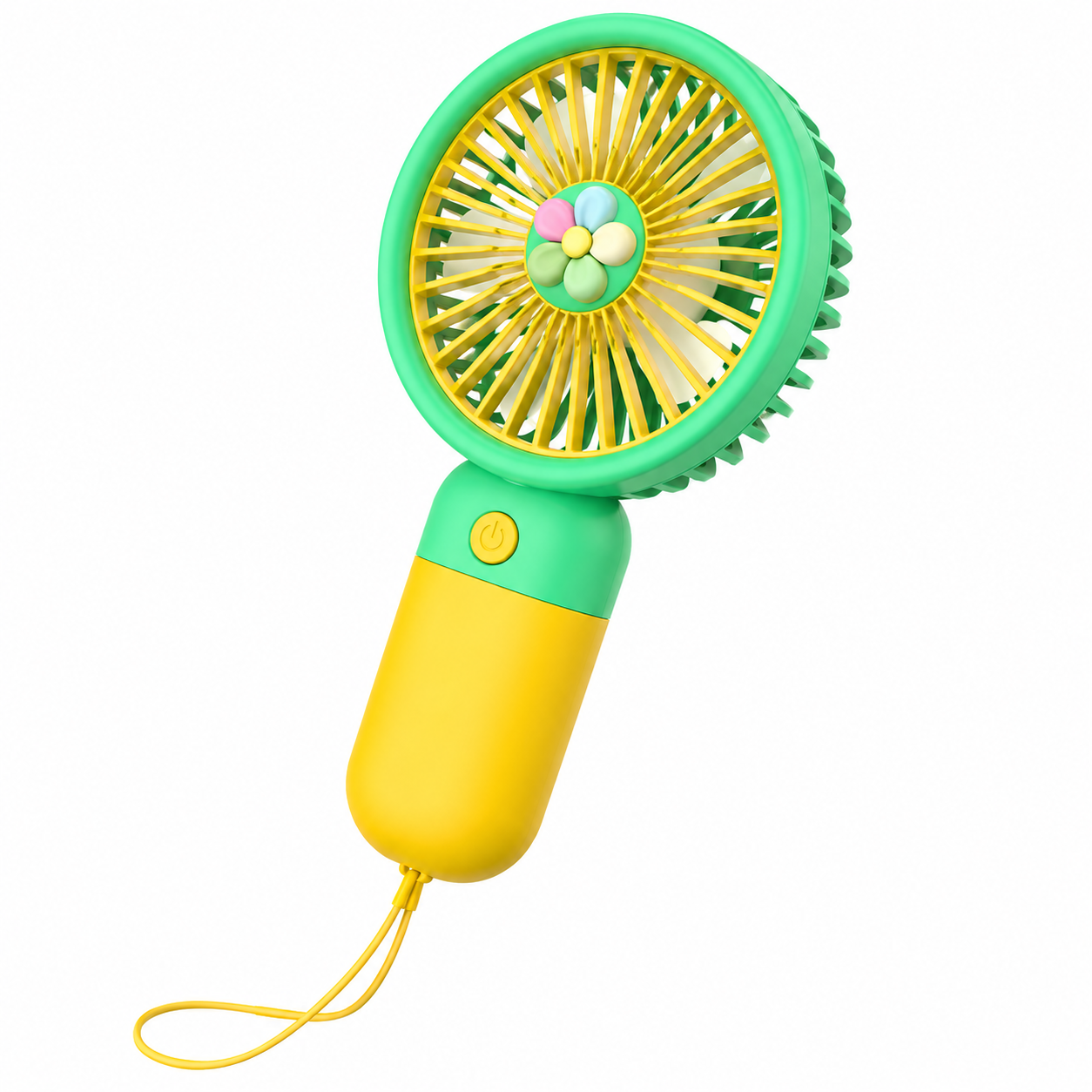 Portable Handheld Fan - Ultra Quiet Little Flower Handheld Fan | Battery Operated Fan, Handheld Fan for Outdoor Travel Commute