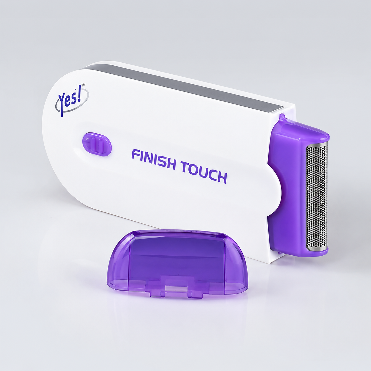Rechargeable Women's Hair Remover – Portable Smooth Touch Facial & Body Trimmer (Purple)