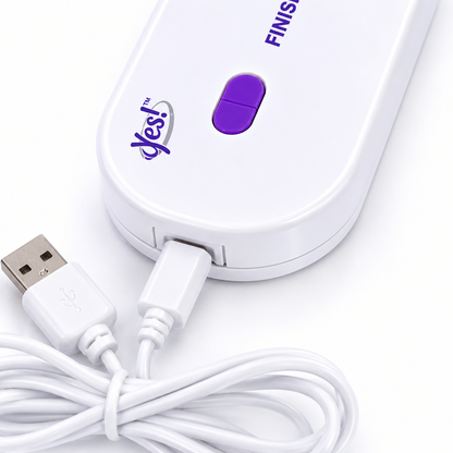 Rechargeable Women's Hair Remover – Portable Smooth Touch Facial & Body Trimmer (Purple)