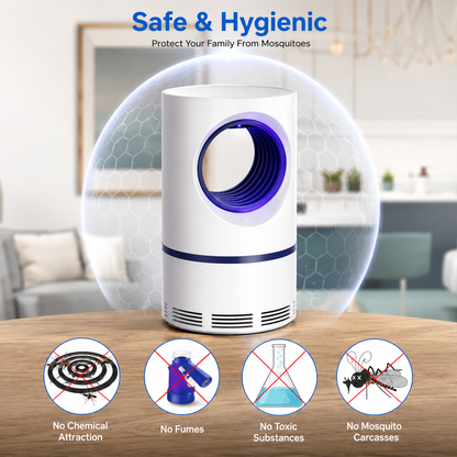 Eco-Friendly Mosquito Killer Lamp – Portable USB Powered Insect Trap for Home & Office