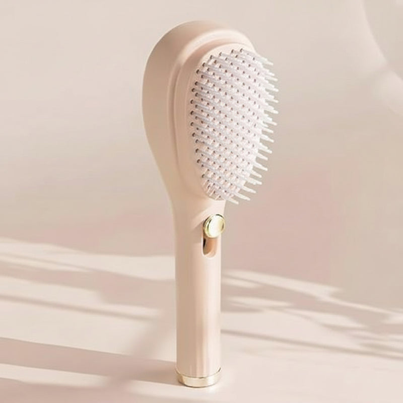 Anti-Static & Massage Comb for Women & Men | Retractable Bristles for Easy Hair Removal