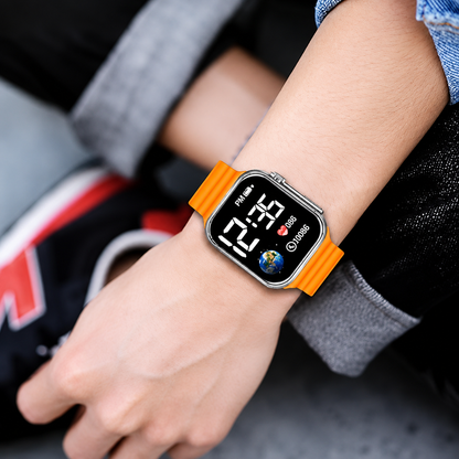 Ultra Smart Watch with Heart Rate Monitor, Fitness Tracker & Full Touch Display