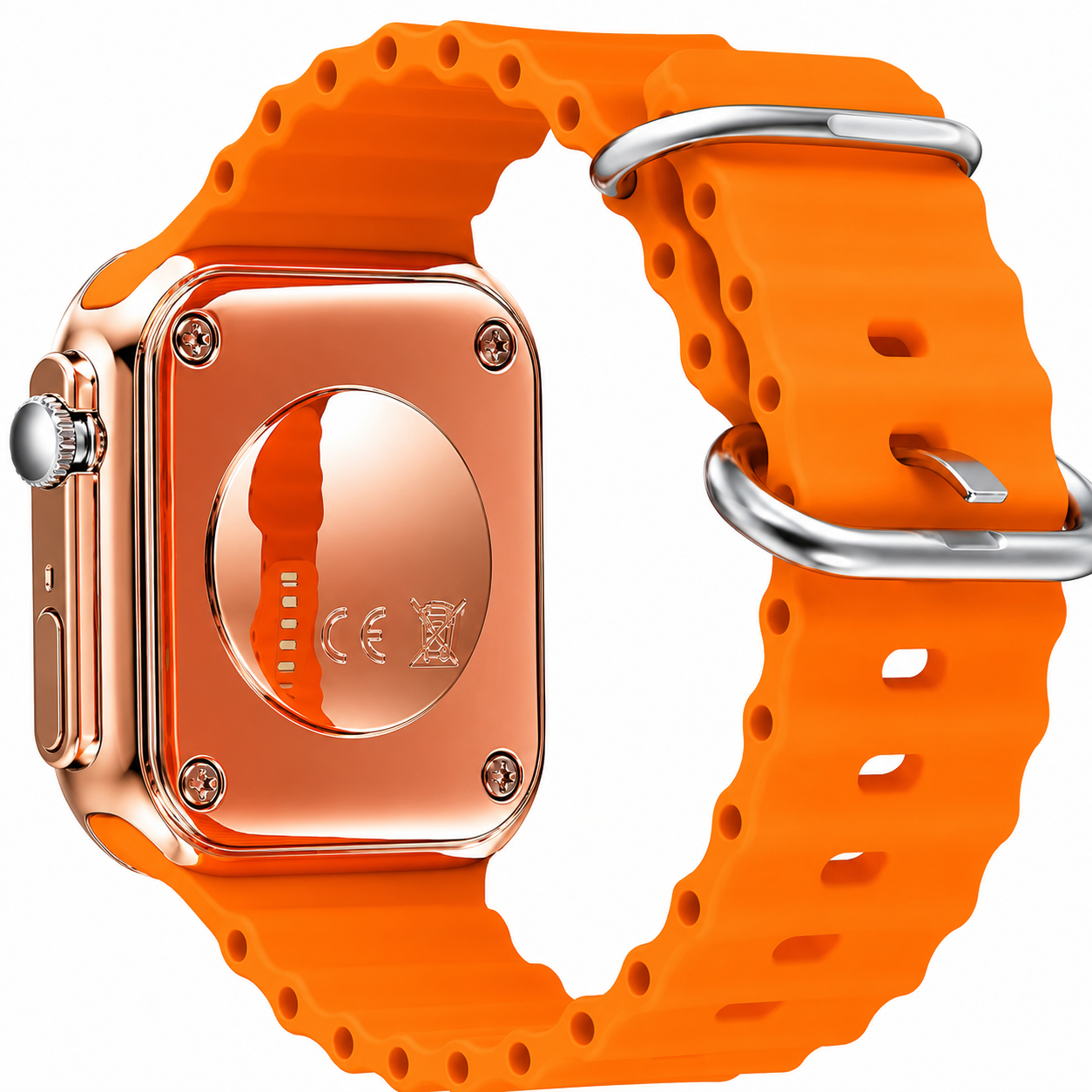 Ultra Smart Watch with Heart Rate Monitor, Fitness Tracker & Full Touch Display