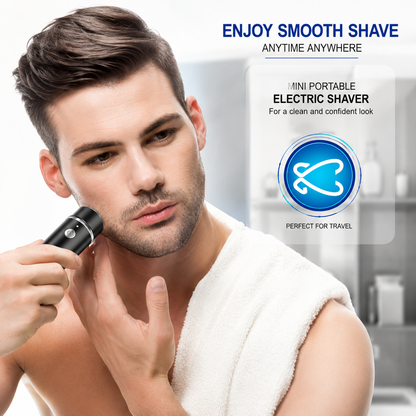 Mini Portable Electric Shaver for Men | USB Rechargeable Pocket Razor & Beard Trimmer