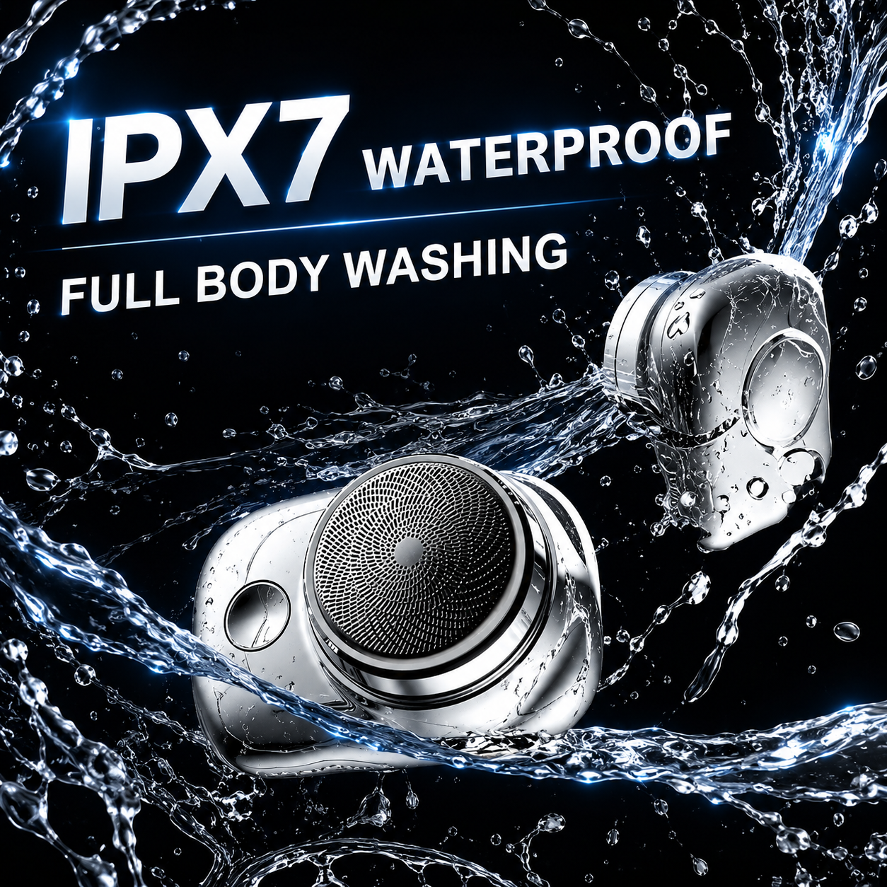 Mini Portable Electric Shaver for Men | USB Rechargeable Pocket Razor | Wet & Dry Use