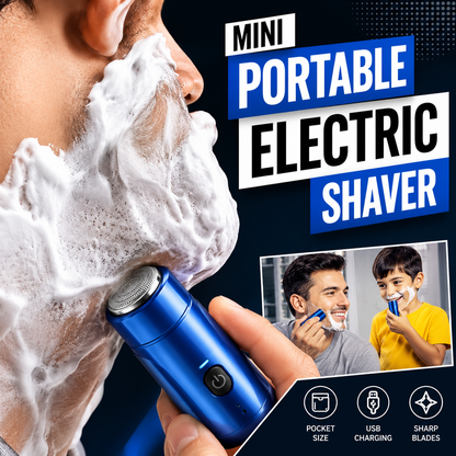Mini Portable Electric Shaver for Men | USB Rechargeable Pocket Razor & Beard Trimmer