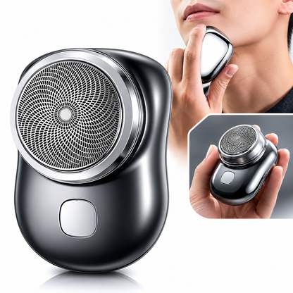 Mini Portable Electric Shaver for Men | USB Rechargeable Pocket Razor | Wet & Dry Use