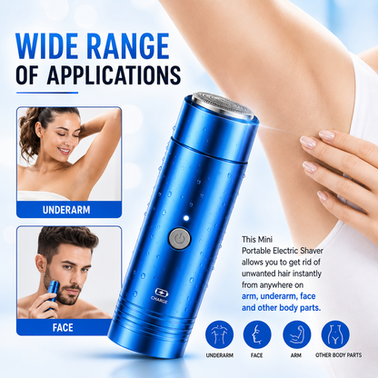 Mini Portable Electric Shaver for Men | USB Rechargeable Pocket Razor & Beard Trimmer