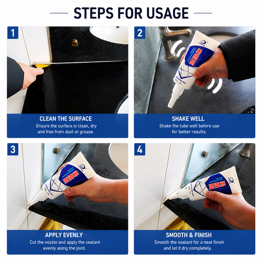 Gap Repair Filler Tube Paste for Kitchen, Bathroom