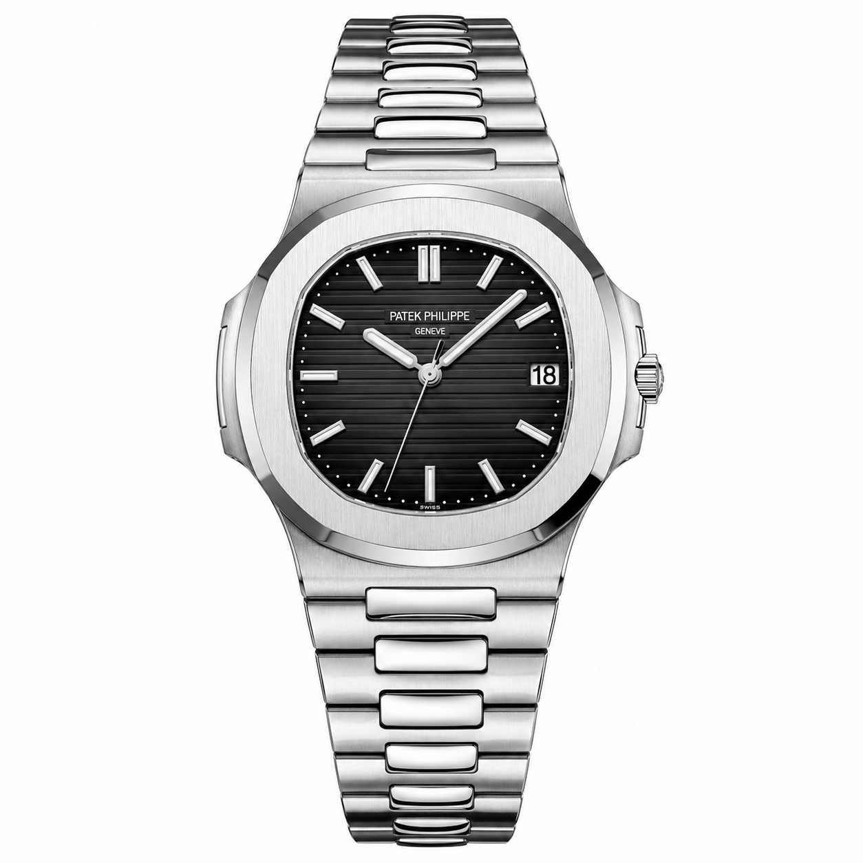 Premium Stainless Steel Analog Watch for Men | Luxury Silver Quartz Wrist Watch ⌚