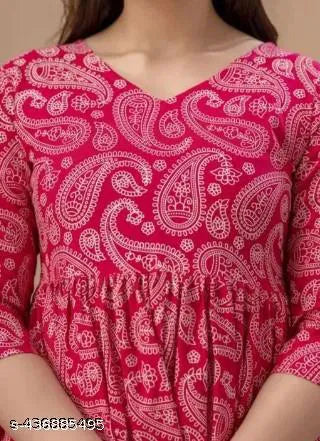 Women's Pink Printed Co-Ord Set – Stylish Casual Two-Piece Outfit for Women