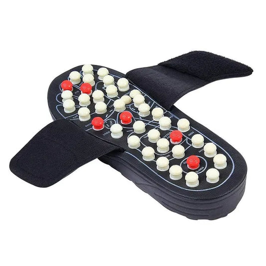 Acupressure Massage Slippers for Men & Women | Reflexology Foot Therapy Sandals with Adjustable Strap 👣