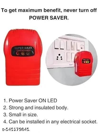 Smart Energy Saver Device for Home | Compact Plug-in Power Optimization Box with LED Indicator