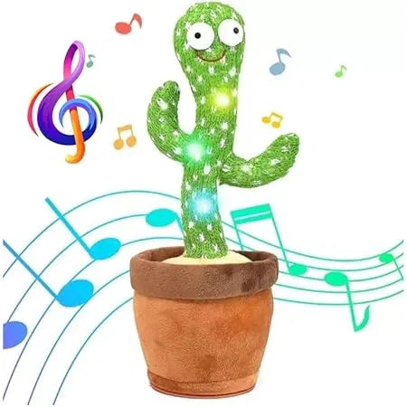 Dancing & Talking Cactus Toy for Kids – Musical Mimicking Plush Interactive Toy