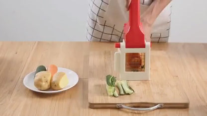 Heavy Duty French Fries Cutter & Vegetable Chopper – Manual Potato Slicer for Kitchen